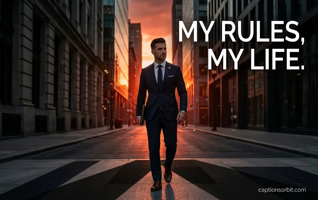 Attitude Instagram Captions for Men