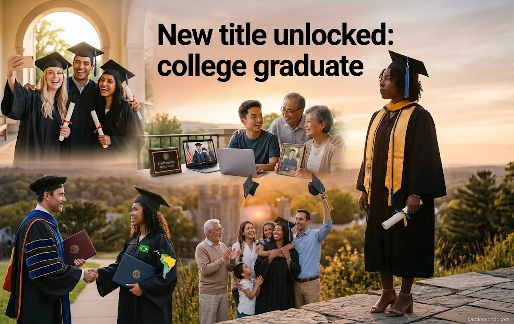 Bonus Graduation Captions for Every Kind of Grad