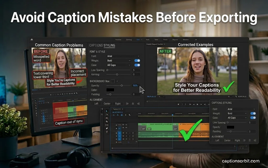 Common Mistakes to Avoid When Adding Captions in Premiere Pro