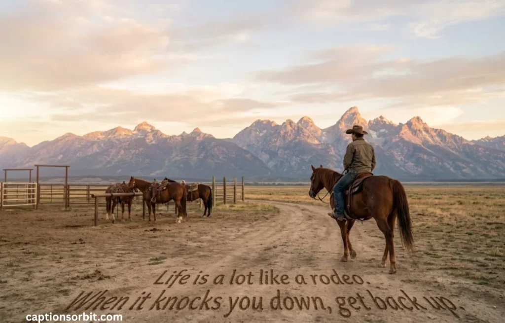 Country & Cowboy Vibes: Quotes, Inspirational & Short Captions
