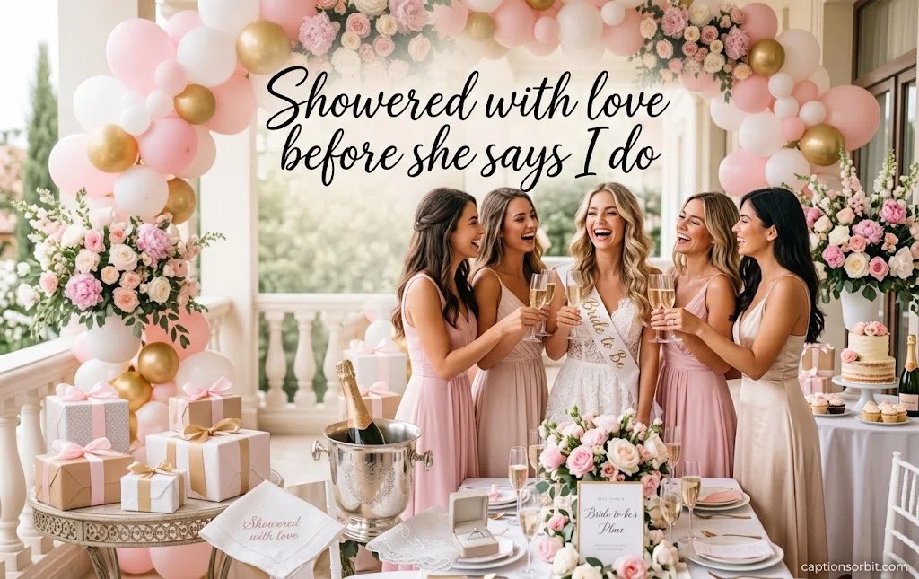 Cute Bridal Shower Captions for Instagram