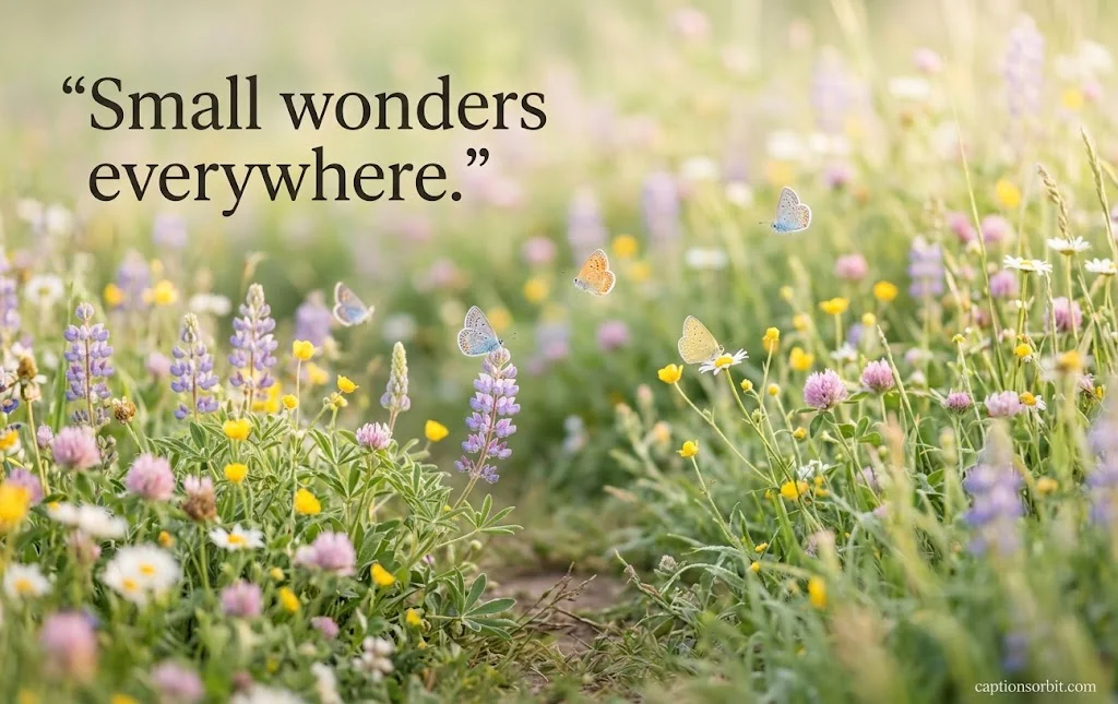 Cute Nature Captions for Instagram