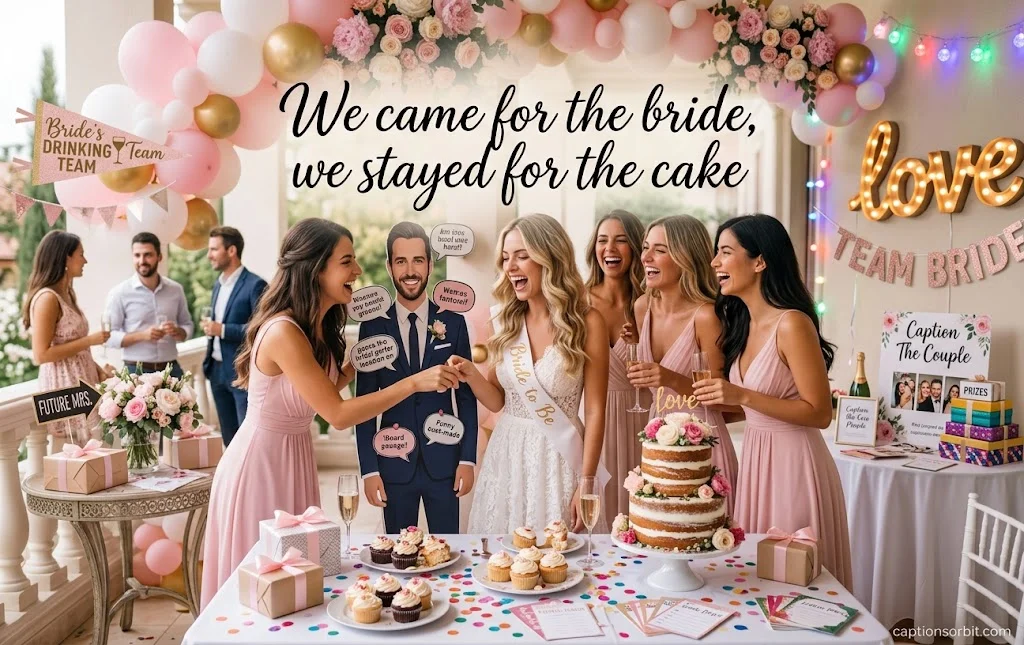 Funny Bridal Shower Captions for Instagram