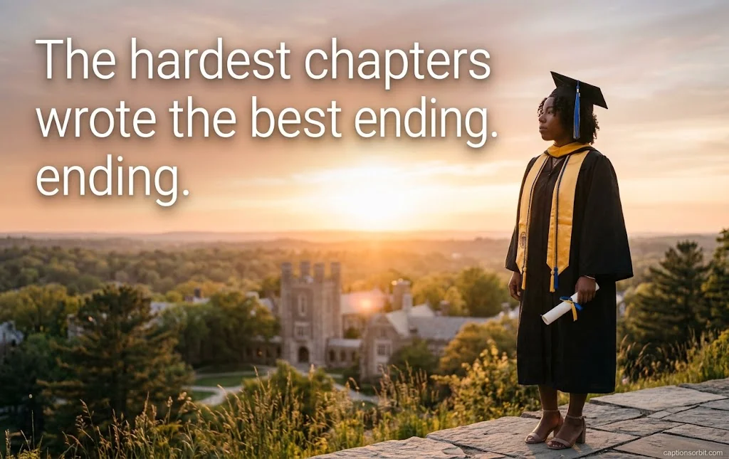Inspirational & Motivational Graduation Captions for Instagram