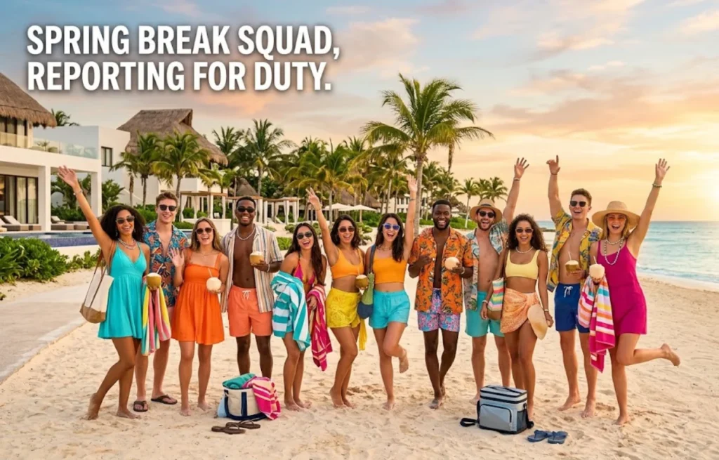 Party-Ready Spring Break Captions for Instagram
