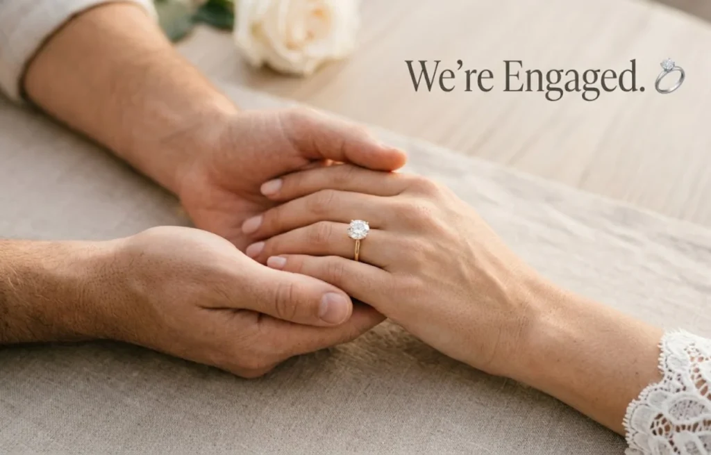 Simple and short engagement captions