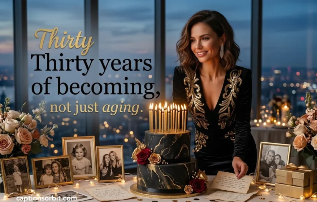 Unforgettable 30th Birthday Captions for Instagram