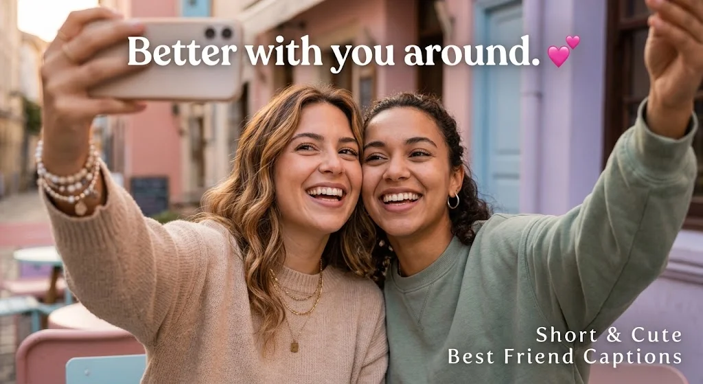 Short and Cute Best Friend Captions for Instagram