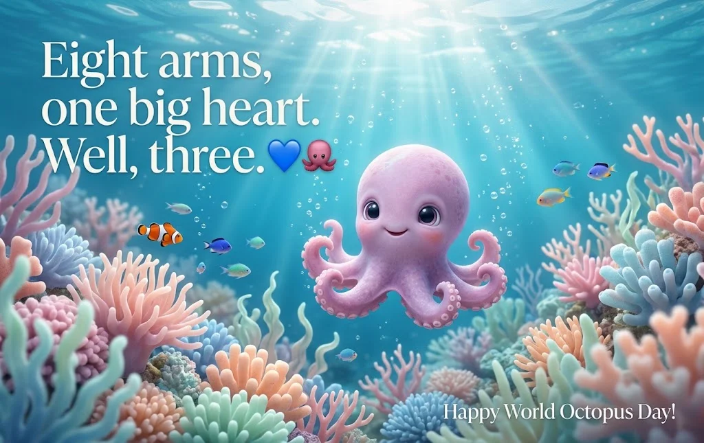 Cute Octopus Captions for Instagram