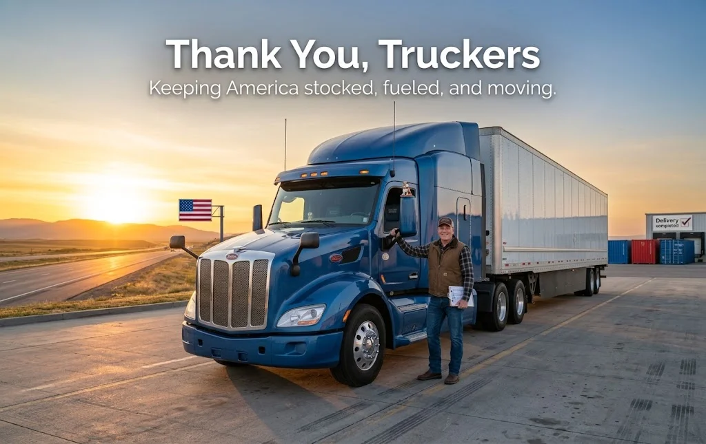 Proud & Thank-You National Truckers Day Captions