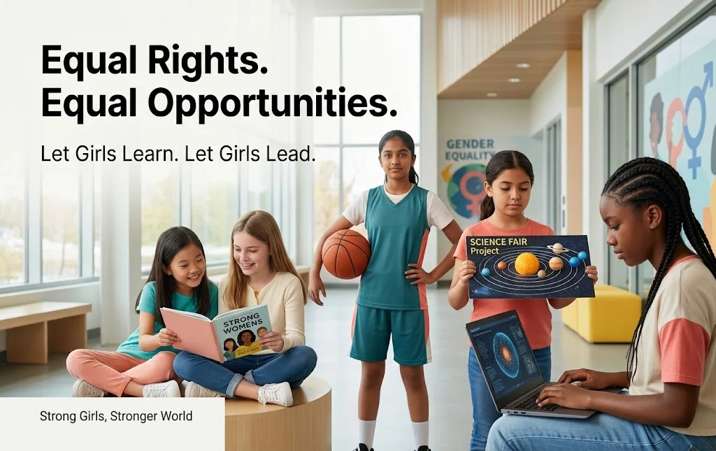 Girl Child Day Equality Captions and Slogans for Instagram