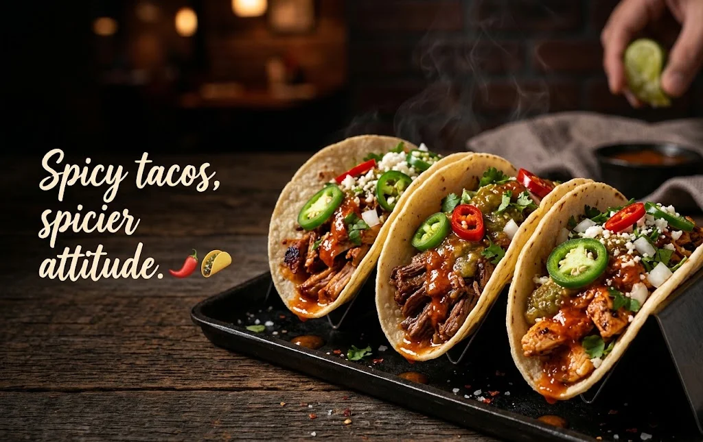 Spicy Taco Captions for Instagram