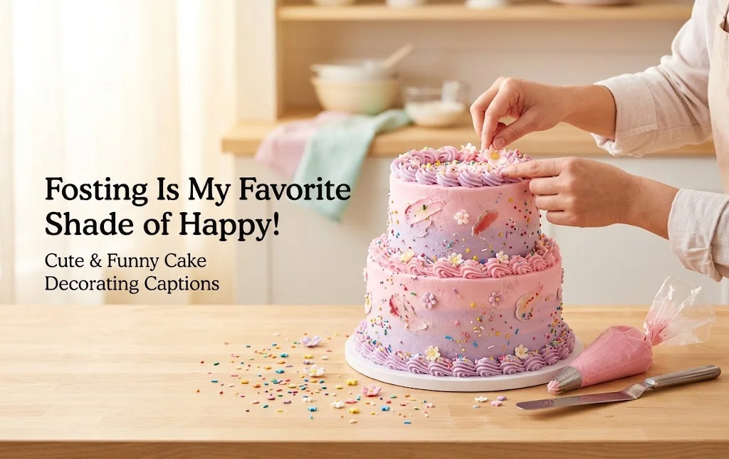 Cute and Funny Cake Decorating Day Captions for Instagram