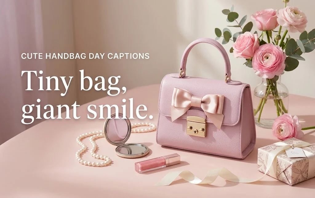 Cute Handbag Day Captions for Instagram