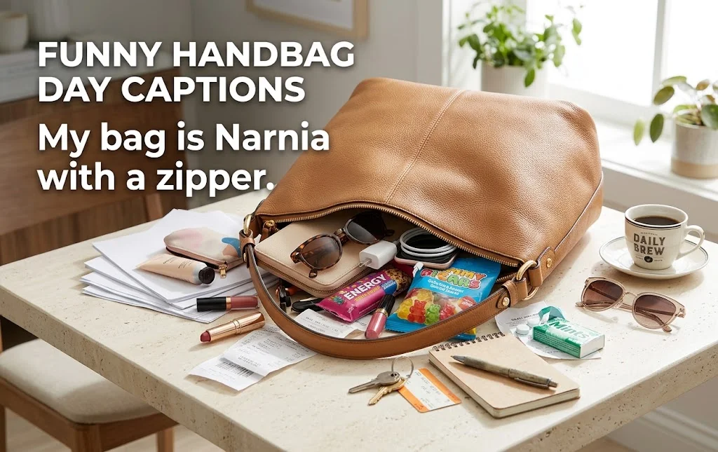 Funny Handbag Day Captions for Instagram