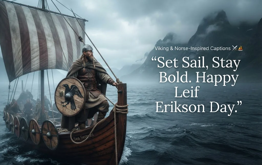 Viking & Norse-Inspired Leif Erikson Day Captions