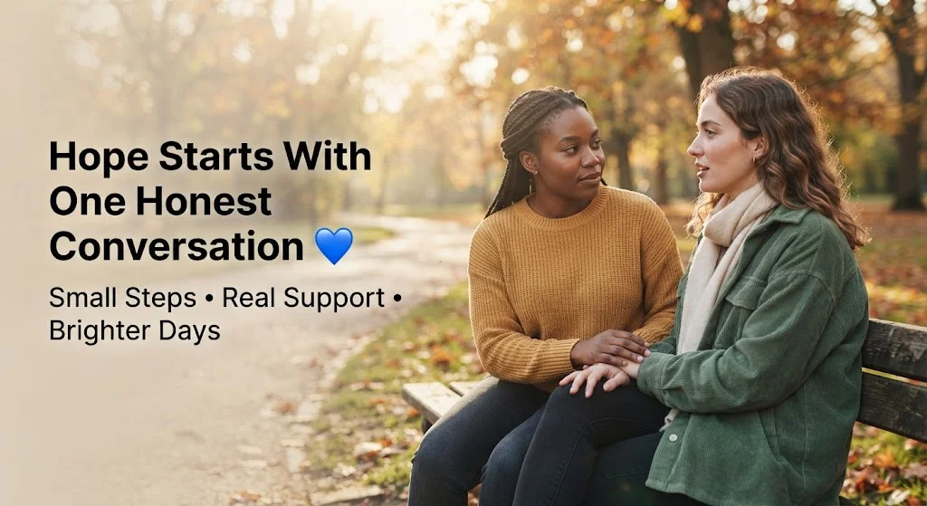 Short National Depression Screening Day Captions for Hope and Support