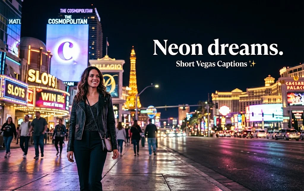 Short Vegas Captions for Instagram