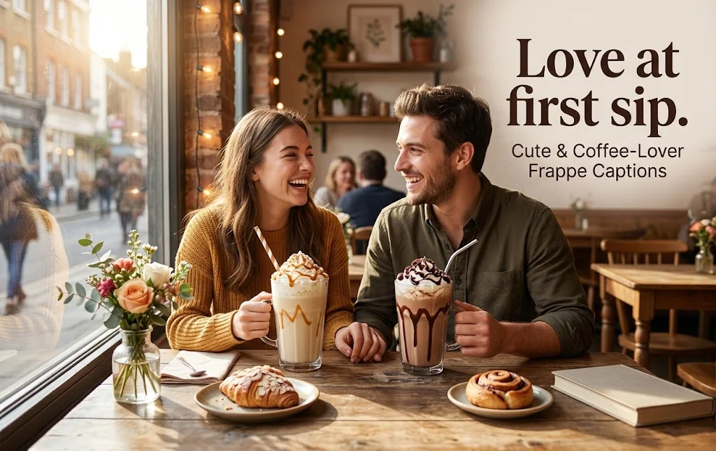 Cute and Coffee-Lover Frappe Captions for Instagram