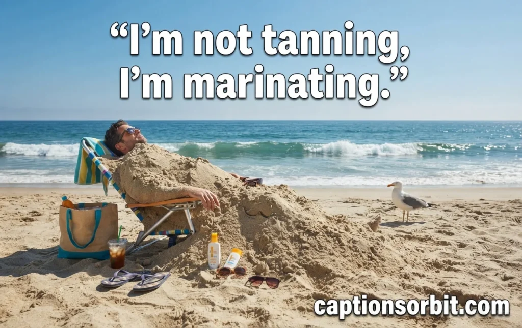 Funny Beach Captions for Instagram