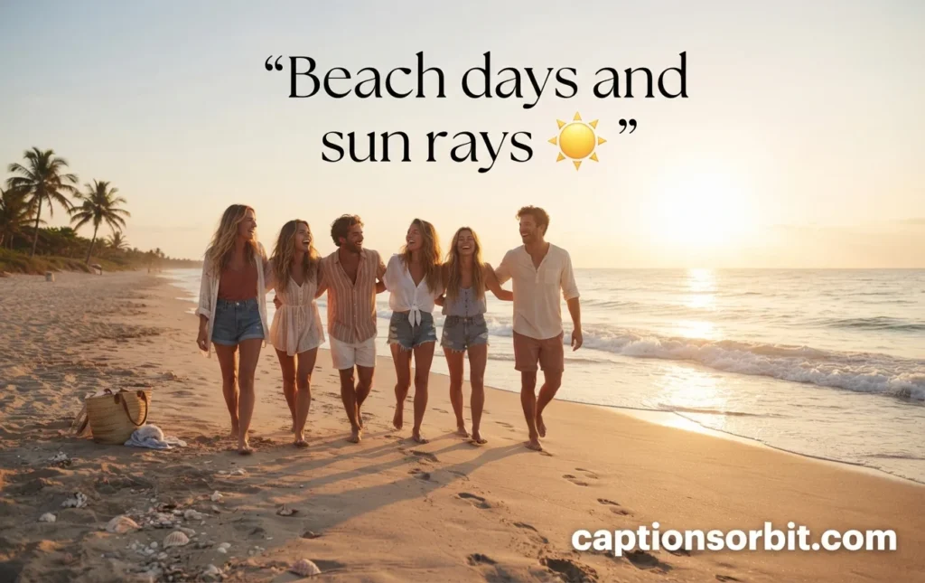 Cute Beach Captions for Instagram