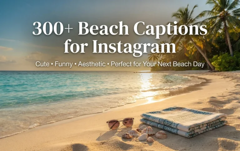 300+ Beach Captions for Instagram: Cute, Funny, Aesthetic & Perfect for Your Next Beach Day