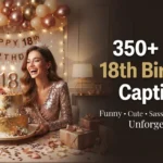 350+ Best 18th Birthday Captions for Instagram: Funny, Cute, Sassy & Unforgettable 350+ Best 18th Birthday Captions for Instagram: Funny, Cute, Sassy & Unforgettable