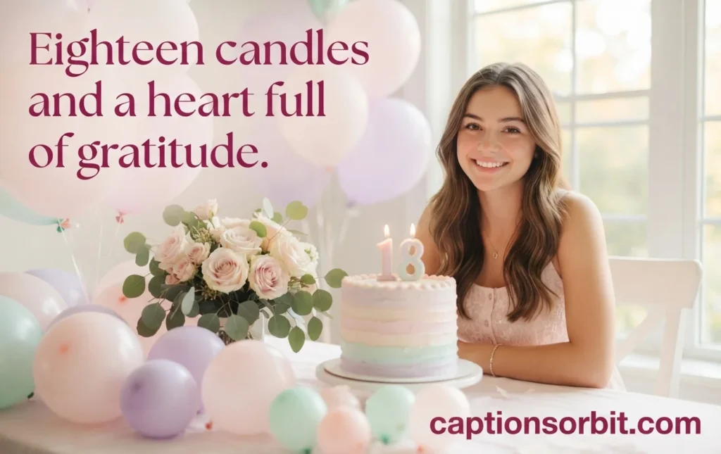 Cute 18th Birthday Captions