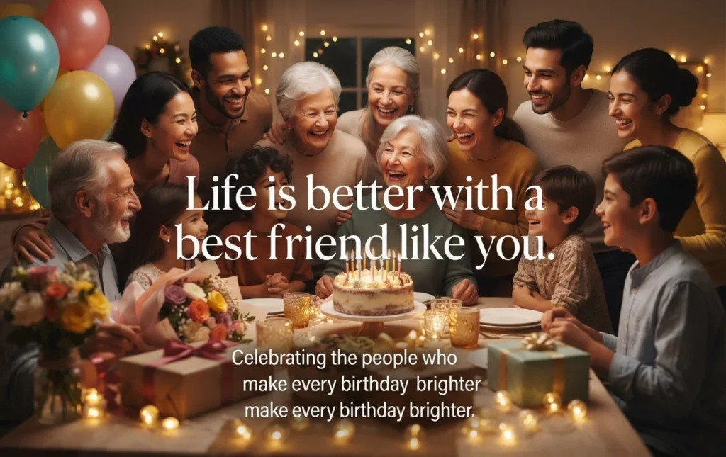Birthday Captions for Family & Friends