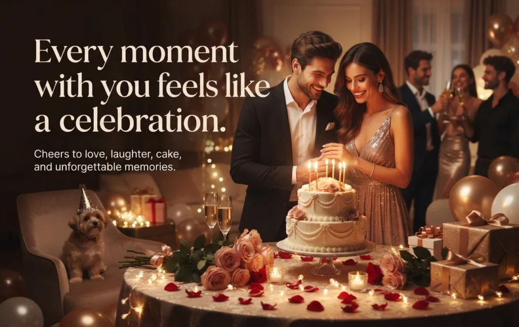 Birthday Captions for Couples & Celebrations