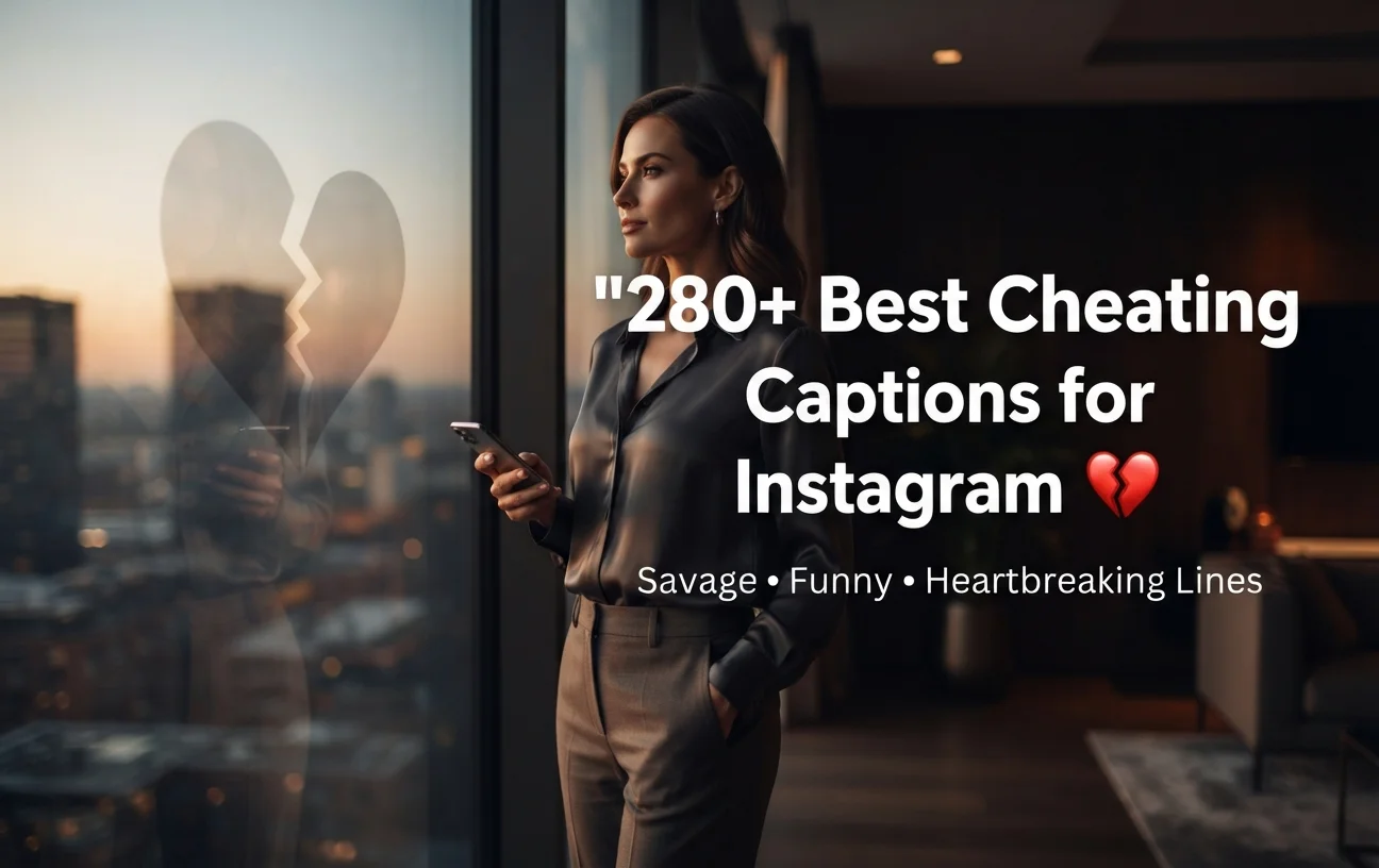 280+ Best Cheating Captions for Instagram: Savage, Funny & Heartbreaking Lines 💔