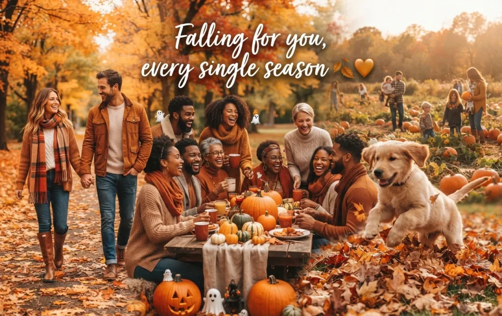 Seasonal Fall Captions for Instagram: Pumpkins, Halloween, Couples, Family and Pets