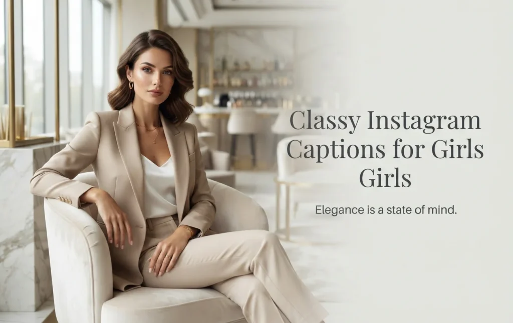 Classy Instagram Captions for Girls