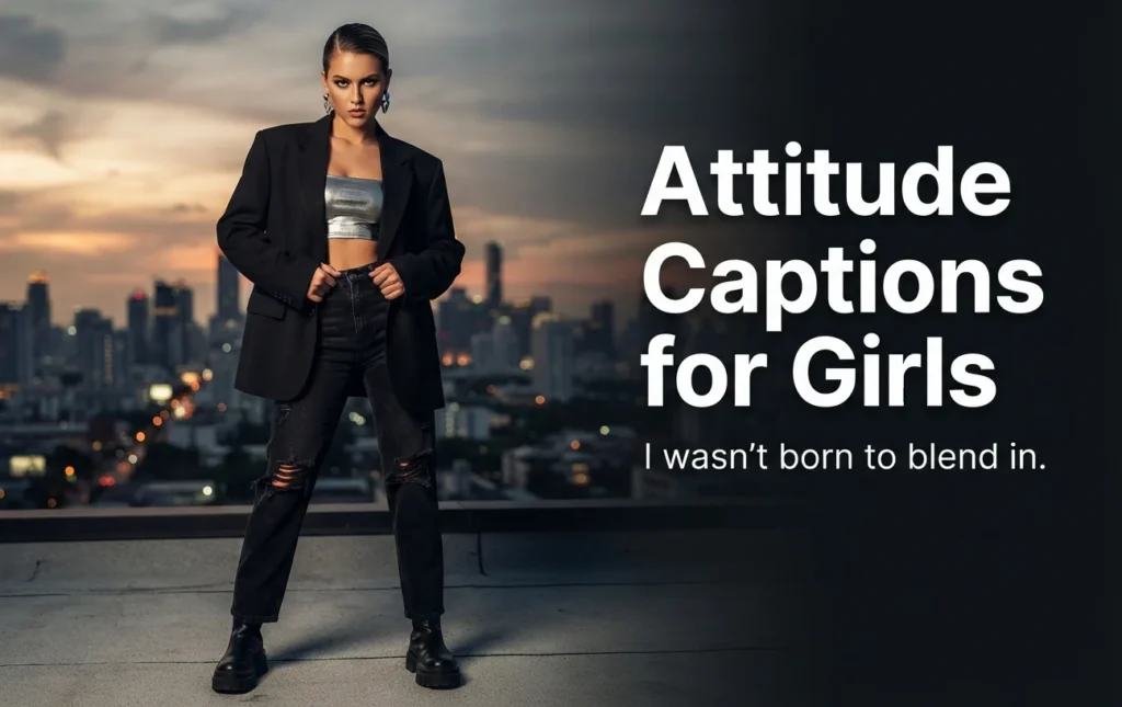 Attitude Captions for Girls on Instagram
