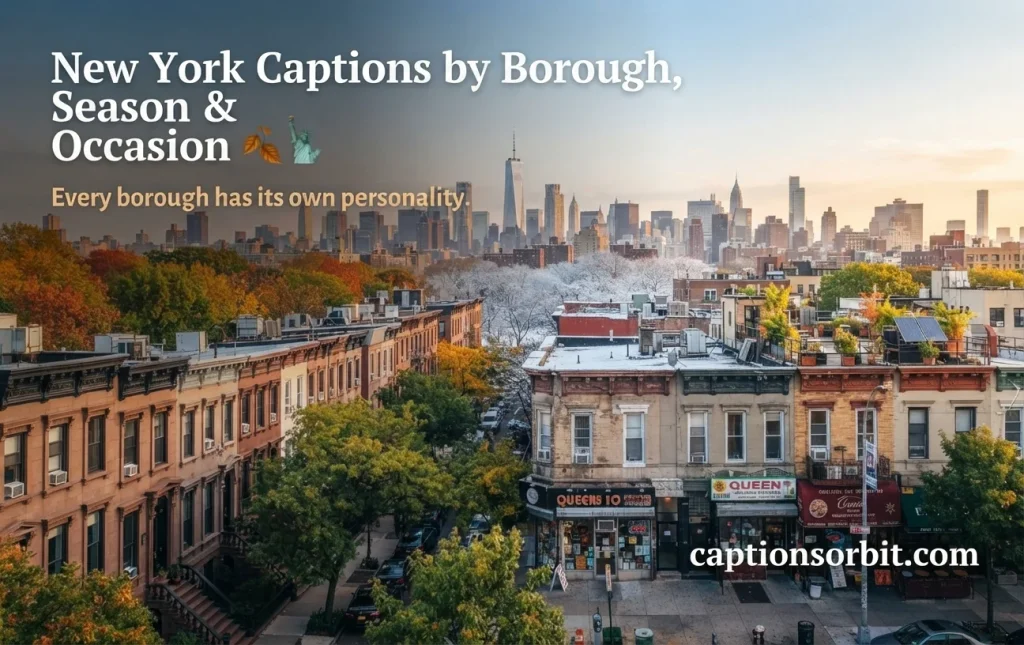New York Captions by Borough, Season & Occasion