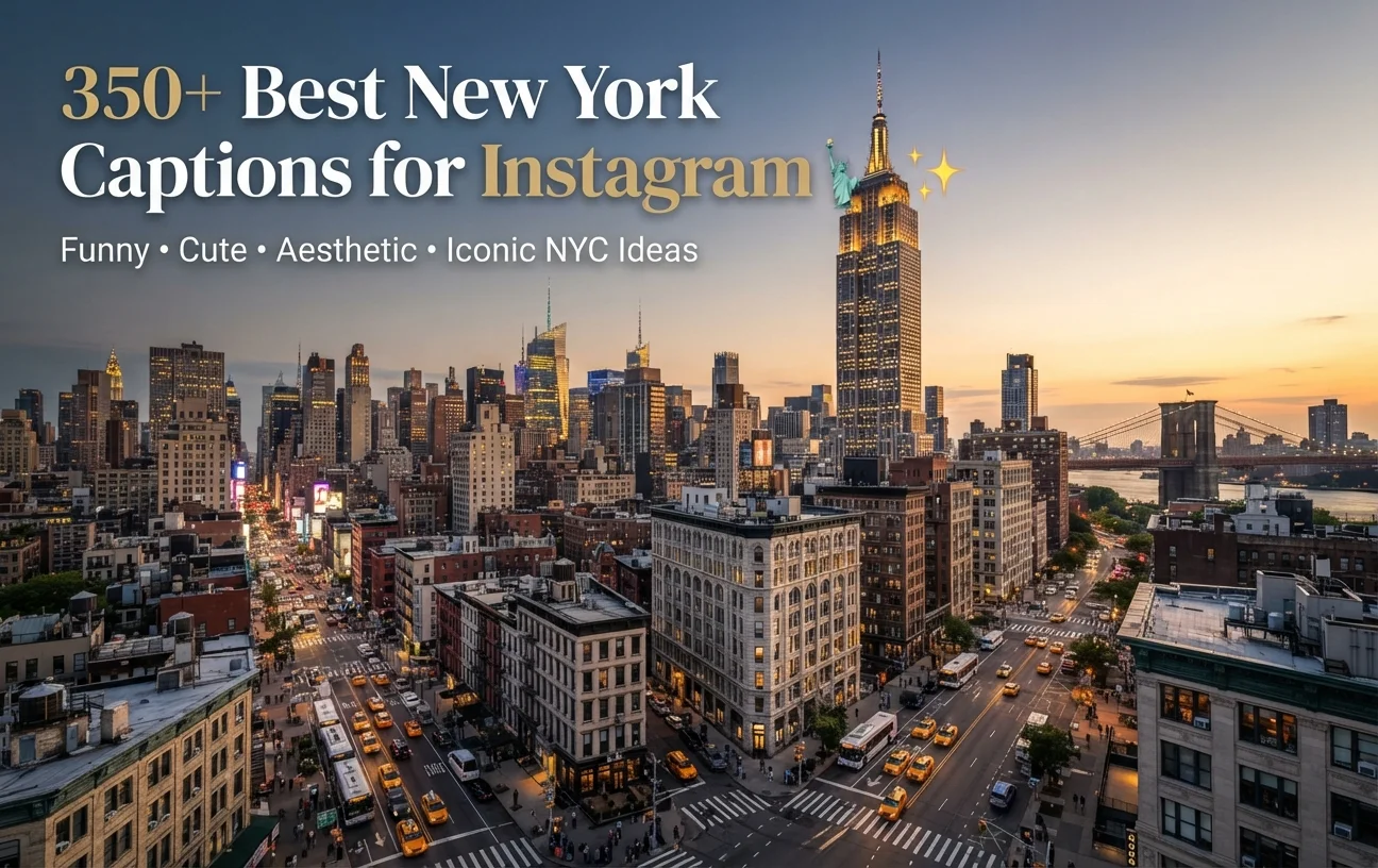 350+ Best New York Captions for Instagram: Funny, Cute, Aesthetic & Iconic NYC Ideas 🗽✨