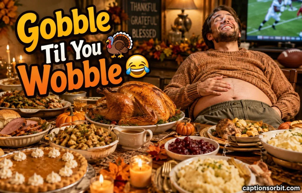 Funny Thanksgiving Captions for Instagram