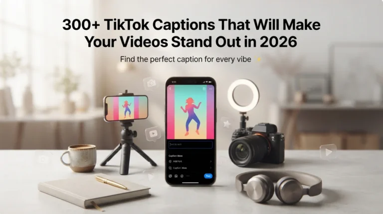 300+Best TikTok Captions That Will Make Your Videos Stand Out in 2026