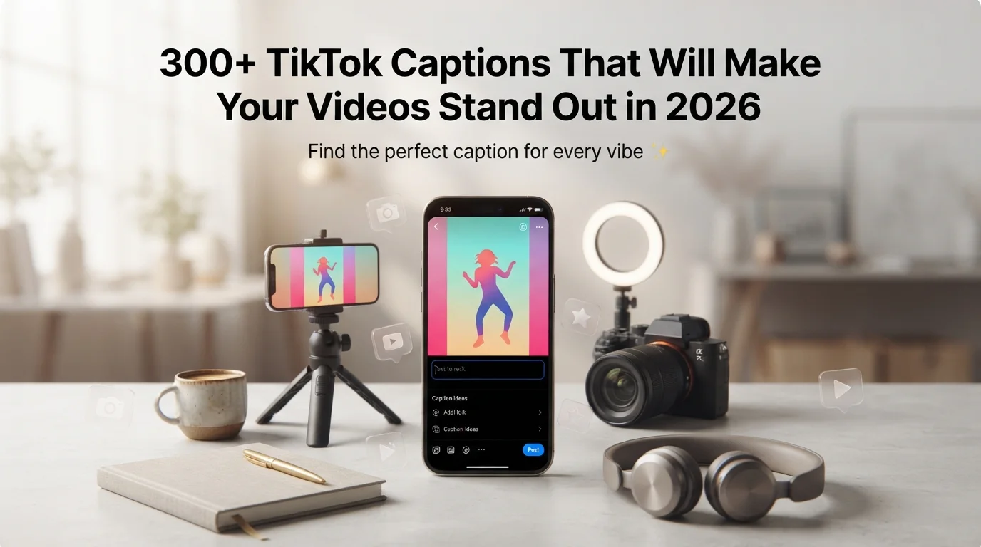 300+Best TikTok Captions That Will Make Your Videos Stand Out in 2026