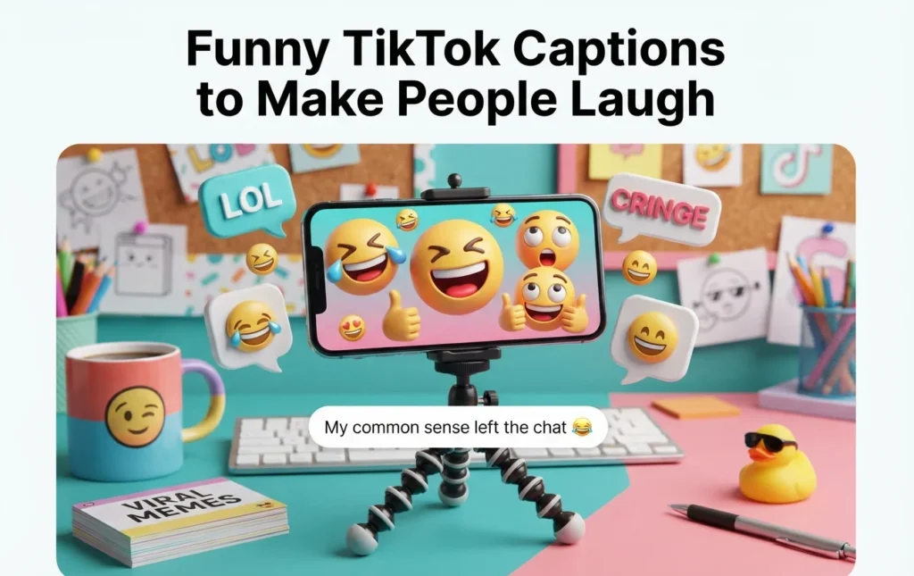 Funny TikTok Captions to Make People Laugh
