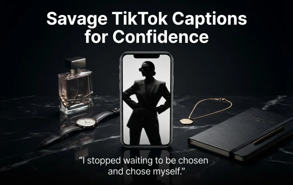 Savage TikTok Captions for Confidence
