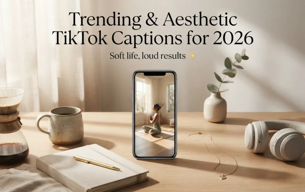 Trending & Aesthetic TikTok Captions for 2026