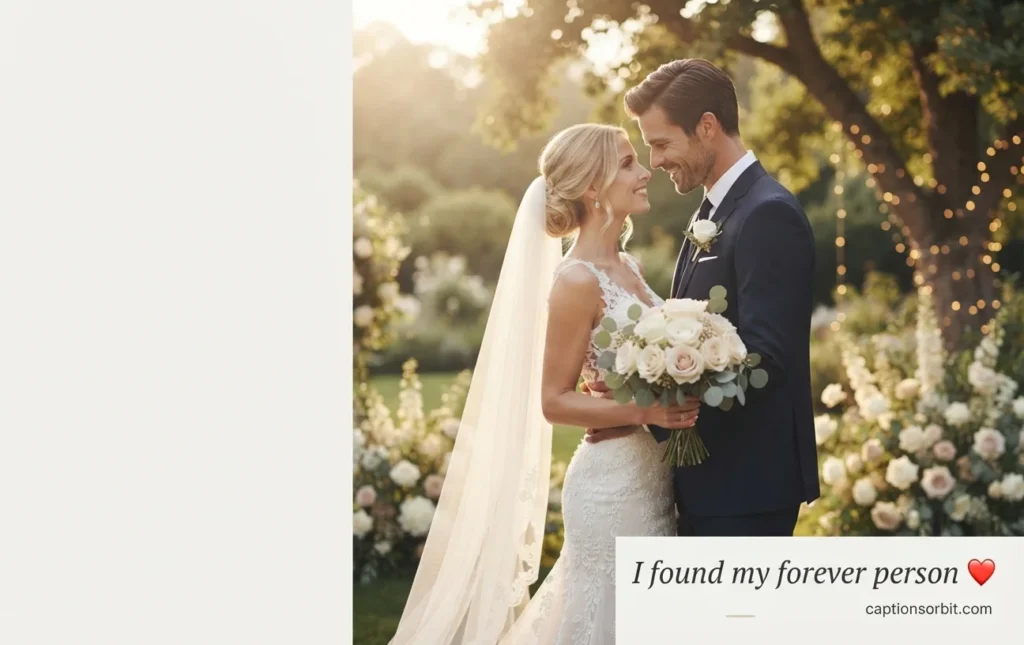 Romantic and Cute Wedding Captions for Instagram