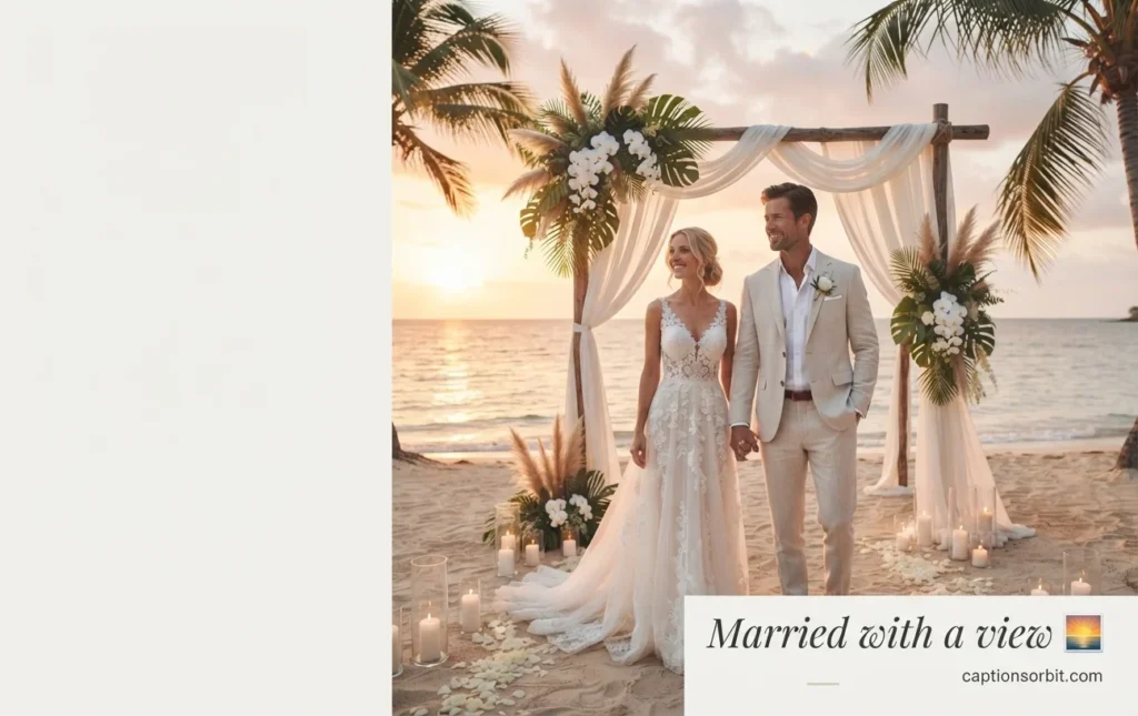 Wedding Captions for Every Moment: Destination, Reception and Getting Ready