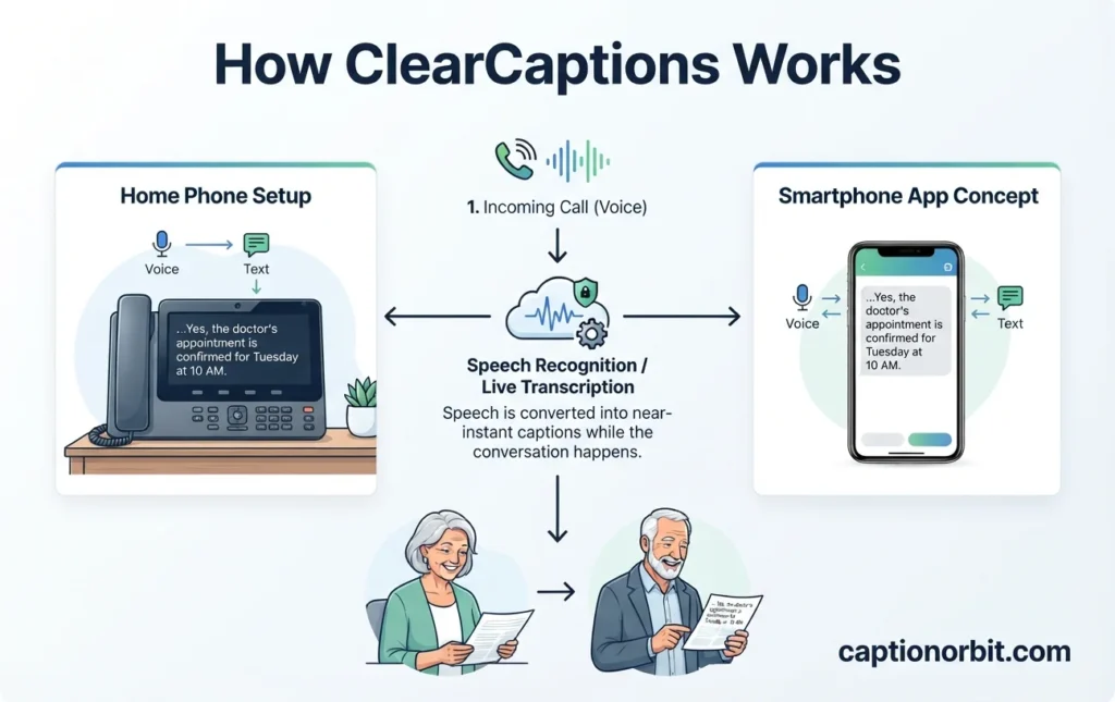 How Does ClearCaptions Work?