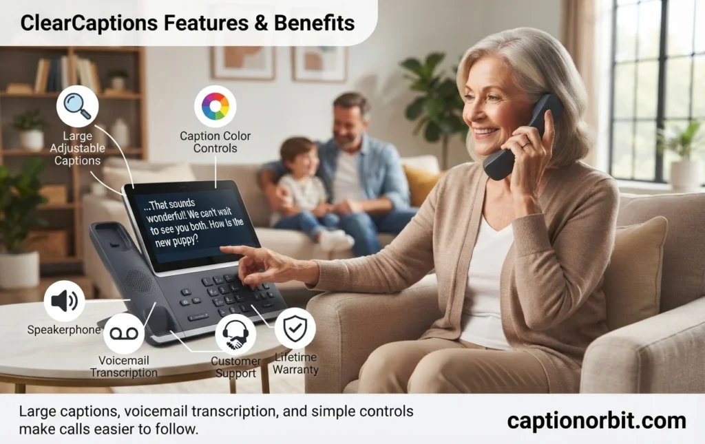 ClearCaptions Review, Features and Benefits