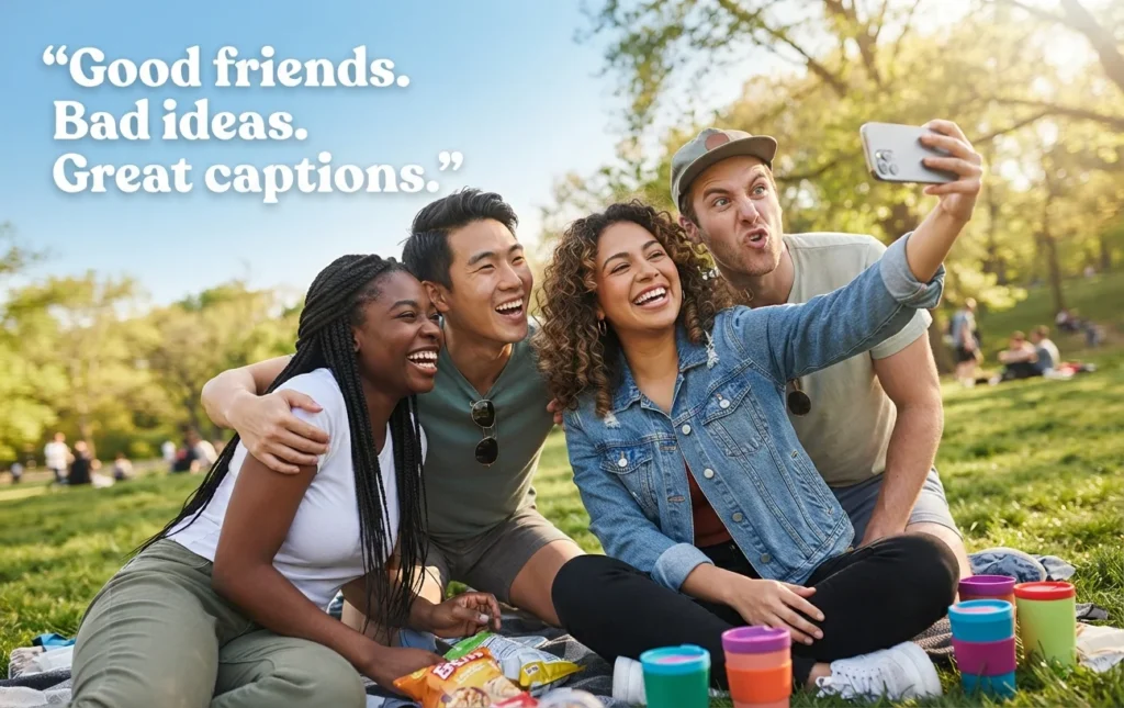 Funny Instagram Captions for Friends