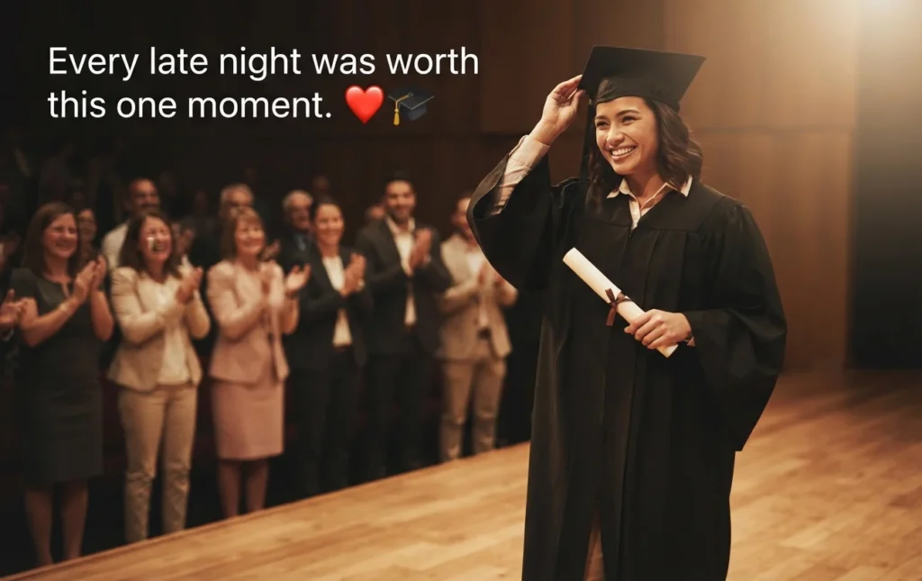 Inspirational & Sentimental Graduation Captions