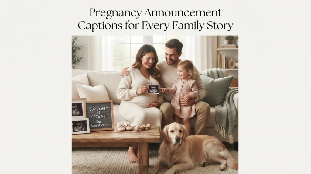 Pregnancy Announcement Captions for Every Family Story