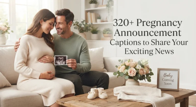 320+ Pregnancy Announcement Captions to Share Your Exciting News